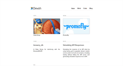Desktop Screenshot of devoh.com